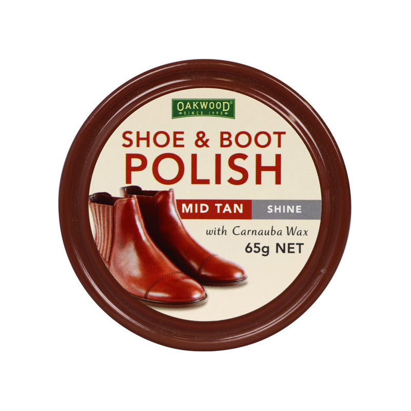 Oakwood Mid Tan Shoe Boot Polish Summit Grains and Saddlery