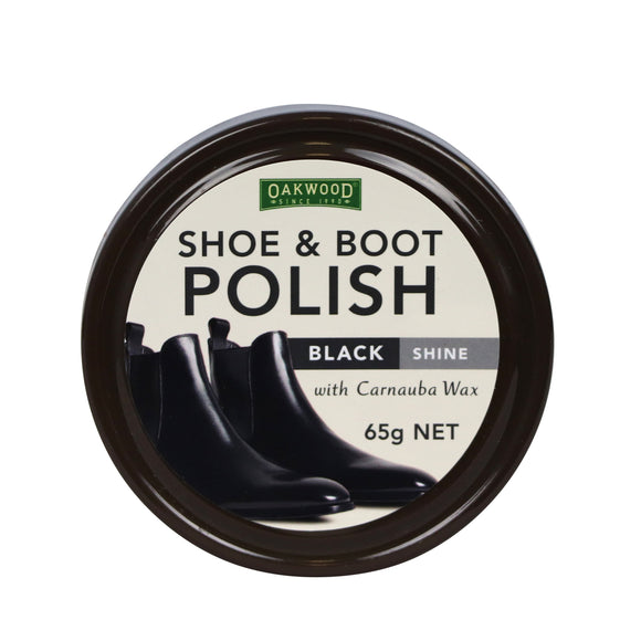 Oakwood Black Shoe & Boot Polish