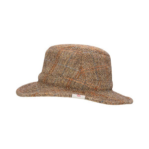 W & H Harris Tweed Berkeley Fedora Hat