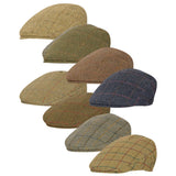 W & H Derby Tweed Cambridge Flat Cap