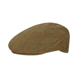 W & H Derby Tweed Cambridge Flat Cap