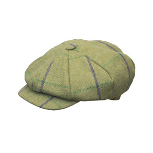 W & H Ladies Derby Tweed Charlotte Baker Boy Cap