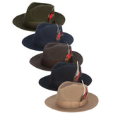 W & H Wool Felt Preston Outback Hat