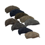 W & H Harris Tweed 8-Panel Thomas Baker Boy Cap