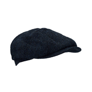 W & H Harris Tweed 8-Panel Thomas Baker Boy Cap