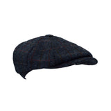 W & H Harris Tweed 8-Panel Thomas Baker Boy Cap